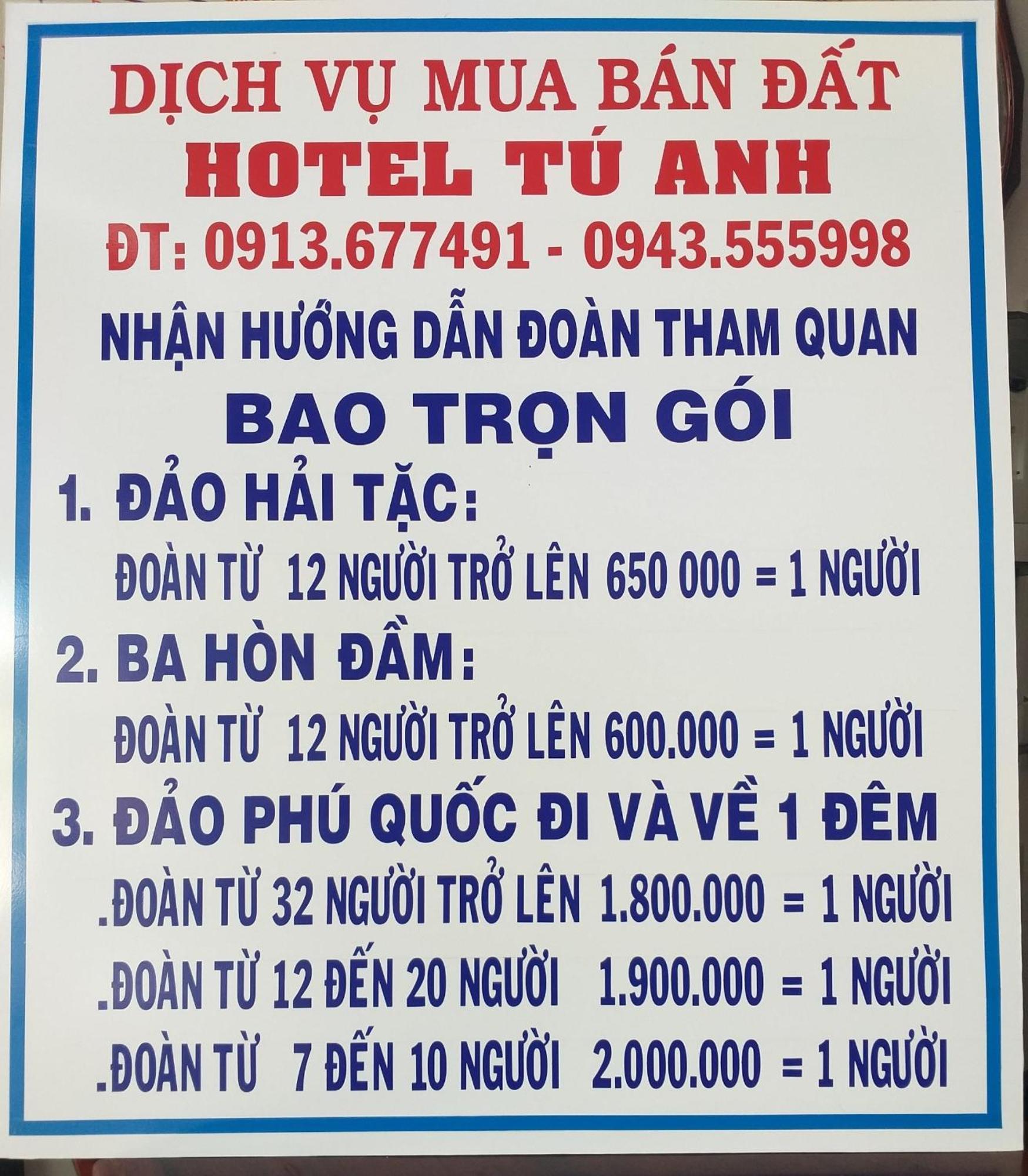 Khach San Tu Anh Hotel Ha Tien Luaran gambar